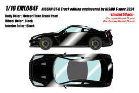 【10月発売予定】　【送料無料】　EIDOLON 1/18 NISSAN GT-R Track edition engineered by NISMO T-spec 2024 メテオフレークブラックパール 完成品ミニカー EML084F