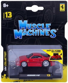 【6月発売予定】　【送料無料】　Maisto 1/64 Muscle Machines フェラーリ F40 レッド 完成品ダイキャストミニカー MS15558RED