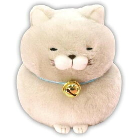 【送料無料】　ひげまんじゅうST ほとけ ぬいぐるみ 高さ約13cm 700996 猫雑貨 ギフト