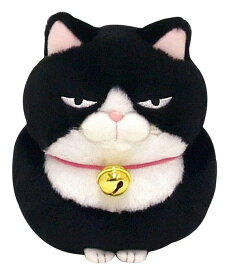 【送料無料】　ひげまんじゅうST あんこ ぬいぐるみ 高さ約13cm 猫雑貨 ギフト 701365