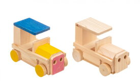 【送料無料】　木のおもちゃ　MOCCO　木の工作キット＜自動車＞ KT-101　日本製　のりものシリーズ　対象年齢6歳から　自由研究