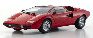 【送料無料】 京商オリジナル 1/12 ランボルギーニ カウンタック LP400 (レッド) 完成品ダイキャストミニカー KS08611R