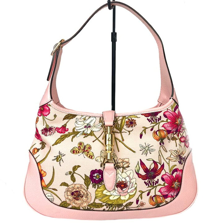 楽天市場】グッチ GUCCI ジャッキーフローラ 550152 ピンク レディース 