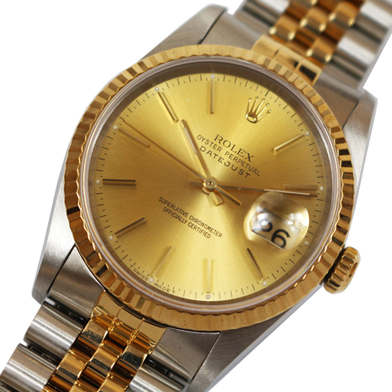 ロレックス 腕時計 メンズ 送料無料 憧れの ROLEX 16233 プレゼントを選ぼう 自動巻き X番 中古 デイトジャスト