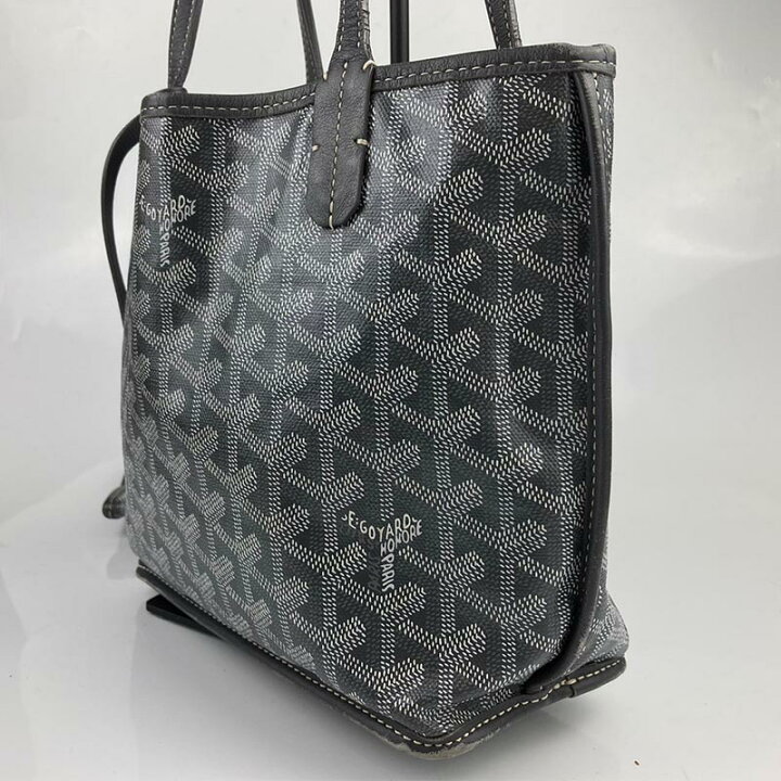 楽天市場 ゴヤール Goyard アンジュミニ グレー リバーシブル トートバッグ レディース 中古 Okura おお蔵 楽天市場店