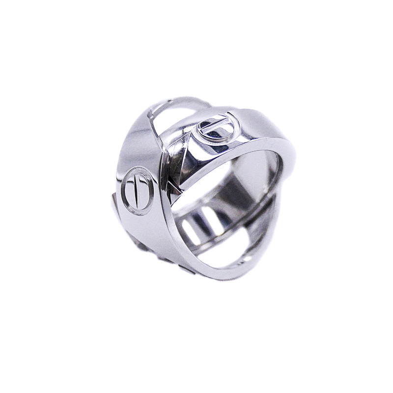 楽天市場】カルティエ Cartier アストロ ラブリング 指輪 K18WG