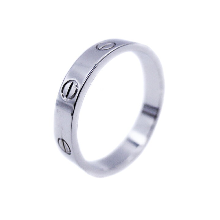 楽天市場 カルティエ Cartier ミニラブリング 指輪 K18wg メンズ ジュエリー アクセサリー 中古 Okura おお蔵 楽天市場店