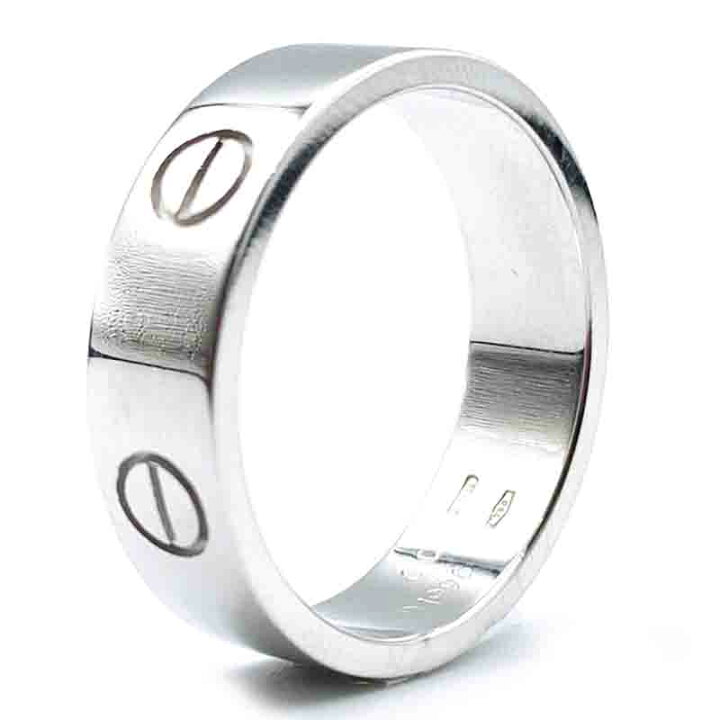 楽天市場 カルティエ Cartier ラブリング 指輪 K18wg メンズ ジュエリー アクセサリー 中古 Okura おお蔵 楽天市場店