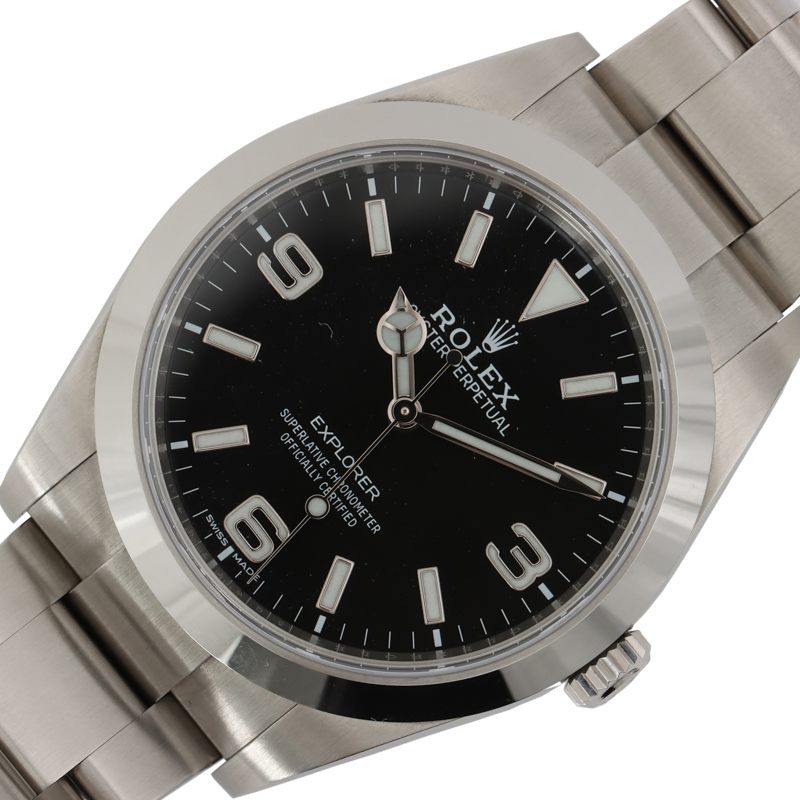 ロレックス ROLEX エクスプローラー1 214270 自動巻き メンズ 腕時計【中古】 | OKURA（おお蔵）楽天市場店