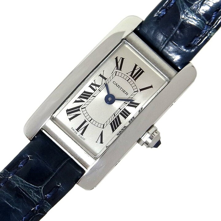 楽天市場 カルティエ Cartier タンクアメリカン ミニ Wsta0032 クオーツ レディース 腕時計 中古 Okura おお蔵 楽天市場店