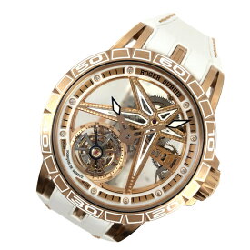ロジェ・デュブイ ROGER DUBUIS エクスカリバー スパイダー 世界限定88本 DBEX0816 K18RG/革ベルト 手巻き メンズ 腕時計【中古】