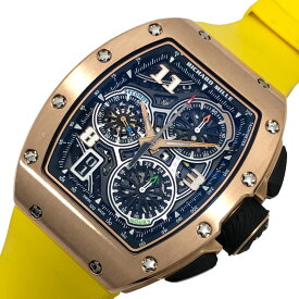 リシャール・ミル RICHARD MILLE オートマティック フライバッククロノグラフ RM72-01 ブラック K18PG/チタン/ラバーベルト 自動巻き メンズ 腕時計【中古】