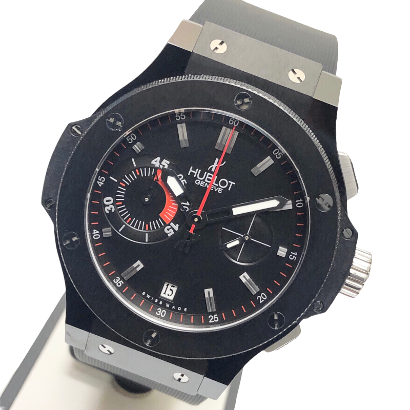 ウブロ HUBLOT ビッグバンユーロ2008 世界2008本限定 ブラック文字盤 自動巻き メンズ 腕時計