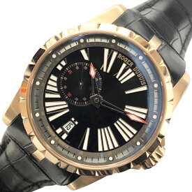 ロジェ・デュブイ ROGER DUBUIS エクスカリバー45 DBEX0544 ブラック 腕時計【中古】 メンズ