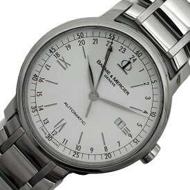 ボーム＆メルシェ BAUME & MERCIER クラシマ エグゼクティブ GMT MOA08734 ホワイト文字盤 メンズ 腕時計【中古】