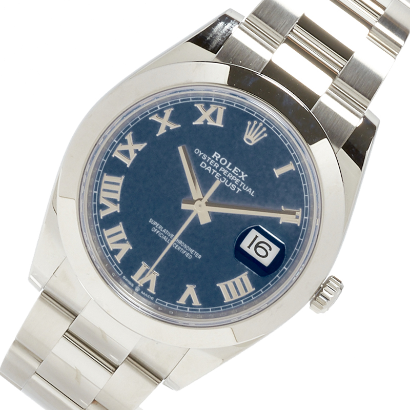 本物新品保証】 ロレックス ROLEX デイトジャスト41 126300 ブルー文字盤 メンズ 腕時計 メンズ腕時計