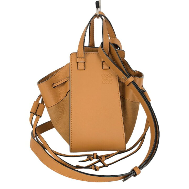 楽天市場】ロエベ LOEWE ハンモックミニ ライトキャメル レディース  