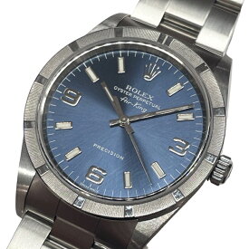 ロレックス ROLEX エアキング 14010 ブルー メンズ 腕時計【中古】