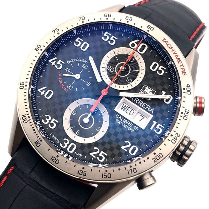 楽天市場】タグ・ホイヤー TAG HEUER カレラタキメータークロノグラフ 