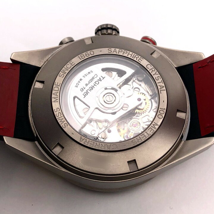 楽天市場】タグ・ホイヤー TAG HEUER カレラタキメータークロノグラフ 