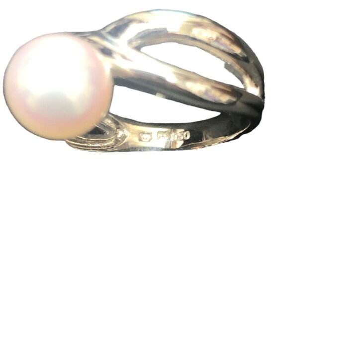 楽天市場】ミキモト MIKIMOTO PT950パールリング Pt950プラチナ Pt950 