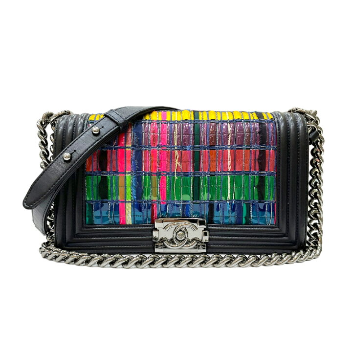 楽天市場】シャネル CHANEL ボーイシャネル チェーンショルダーバッグ  