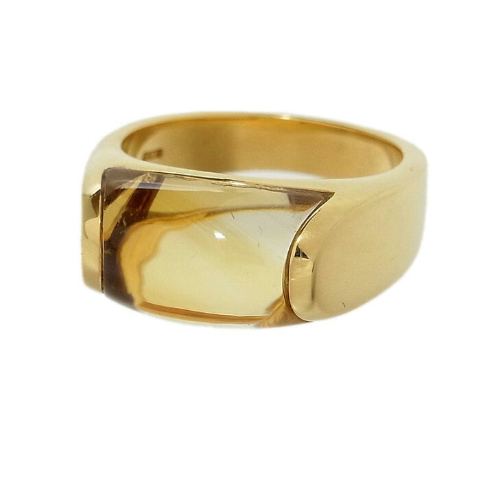 楽天市場】ブルガリ BVLGARI トロンケットリング シトリン K18YG 