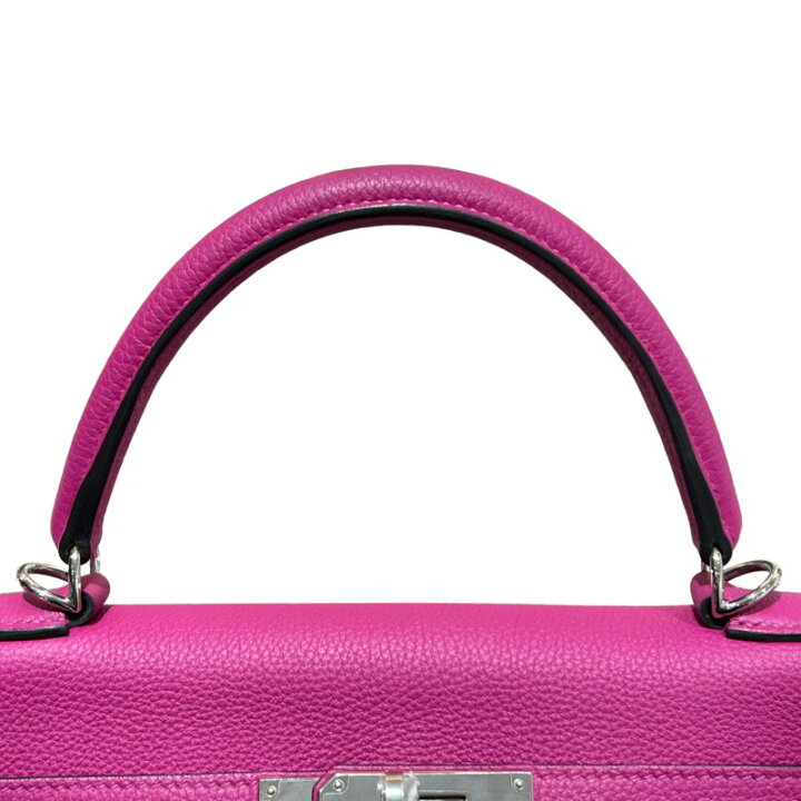 楽天市場】エルメス HERMES ケリー28 内縫い A刻印 ローズパープル/SV 