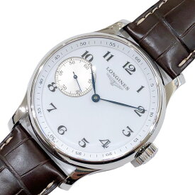 ロンジン LONGINES マスターコレクション L2.841.4.18.3 ホワイト SS メンズ 腕時計【中古】