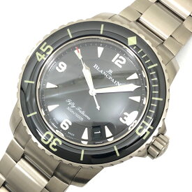 ブランパン BLANCPAIN フィフティファゾムス オートマティック 5015-12B30-98B ブラック チタン 自動巻き メンズ 腕時計【中古】