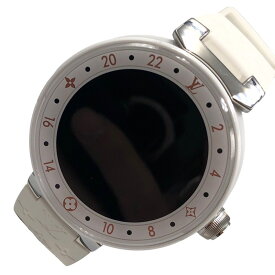 ルイ・ヴィトン LOUIS VUITTON タンブールホライゾン QA080 モノグラム ステンレススチール レディース 腕時計【中古】