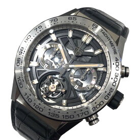 タグ・ホイヤー TAG HEUER カレラ　キャリバーホイヤー02T　160周年ジャパンリミテッドエディション CAR5A8D.EB0212 チタン メンズ 腕時計【中古】