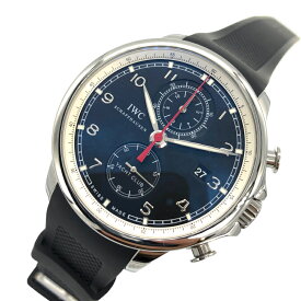 インターナショナルウォッチカンパニー IWC ポルトギーゼ ヨットクラブ IW390210 ブラック SS メンズ 腕時計【中古】