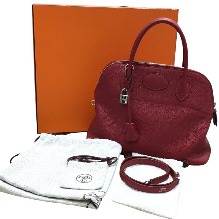 楽天市場】エルメス HERMES ボリード31 □R刻印 ルージュガランス 