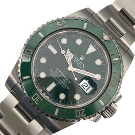 ロレックス ROLEX サブマリーナ 116610LV グリーン ステンレススチール 自動巻き メンズ 腕時計【中古】