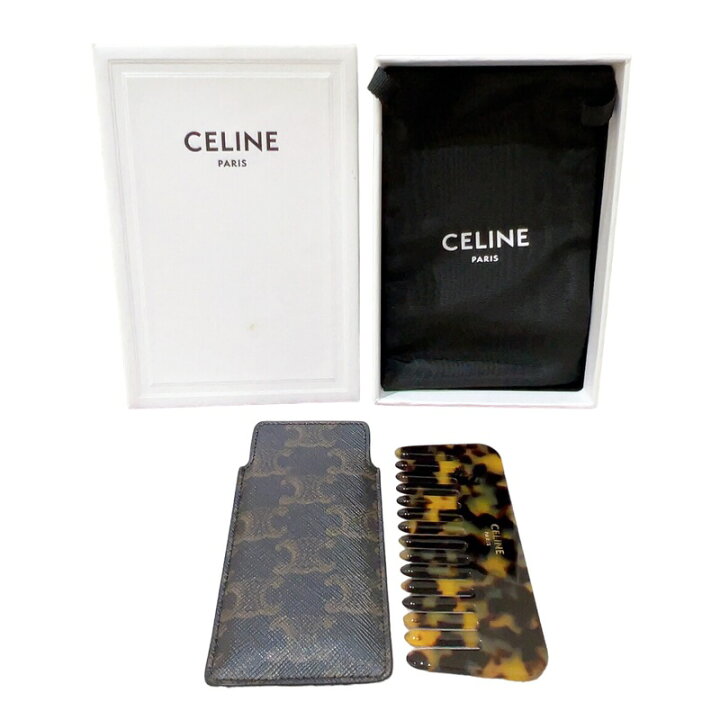 楽天市場】セリーヌ CELINE スモール ヘアコーム 4M1052DPH.04BT  