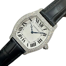 カルティエ Cartier トーチュ　LM WA503851 K18WG 手巻き ユニセックス 腕時計【中古】