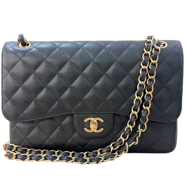 楽天市場】シャネル CHANEL デカマトラッセ30 A58600 ブラック/GD金具  