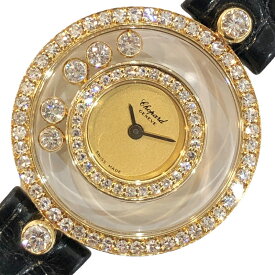 ショパール Chopard ハッピーダイヤモンド 20/3957 ゴールド K18YG レディース 腕時計【中古】