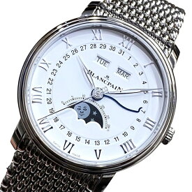 ブランパン BLANCPAIN ヴィルレ コンプリートカレンダー 6654-1127-55B SS メンズ 腕時計【中古】