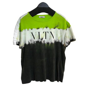 ヴァレンティノ VALENTINO VTLNロゴプリントタイダイTシャツ UV3MG06Z6HC マルチカラー メンズ 半袖Tシャツ【中古】
