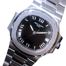 パテック・フィリップ PATEK PHILIPPE ノーチラス 3800-1A-001 ブラック ステンレススチール メンズ 腕時計【中古】