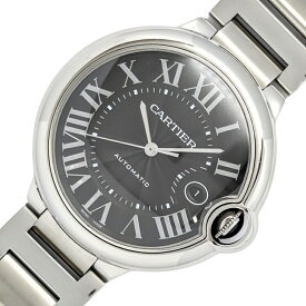 カルティエ Cartier バロンブルー ドゥ カルティエ LM W6920042 ブラック ステンレススチール 自動巻き メンズ 腕時計【中古】