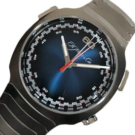 H.Moser&Cie ストームライナー　フライバック　クロノグラフ 6902-1201 ブルー ステンレススチール SS メンズ 腕時計【中古】
