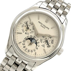 パテック・フィリップ PATEK PHILIPPE パーペチュアルカレンダー 5136/1G ホワイト K18WG メンズ 腕時計【中古】