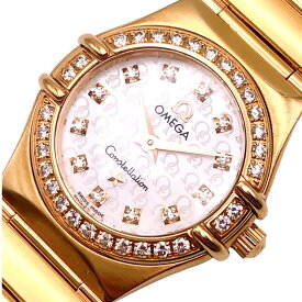 オメガ OMEGA コンステレーション　ホワイトシェル 1160.75 K18ピンクゴールド レディース 腕時計【中古】