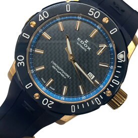 エドックス EDOX クロノオフショア1 プロフェッショナル 80099-37RBU-BUIR3 GP/SS メンズ 腕時計【中古】