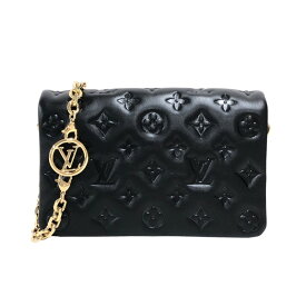 ルイ・ヴィトン LOUIS VUITTON ポシェット・クッサン M80742 ブラック ラムスキン レディース ショルダーバッグ【中古】