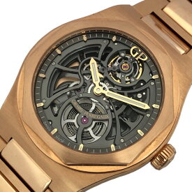 ジラール・ペルゴ GIRARD PERREGAUX ロレアート スケルトン 81015-52-002-52A K18PG 自動巻き メンズ 腕時計【中古】