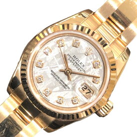 ロレックス ROLEX デイトジャスト26　メテオライト 179175G K18PG レディース 腕時計【中古】